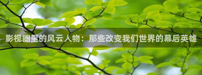秋霞电影学院网：影视圈里的风云人物：那些改变我们世界的幕后英雄